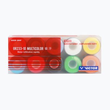 Wraps für Badmintonschläger VICTOR GR233 10 Stück multicolour