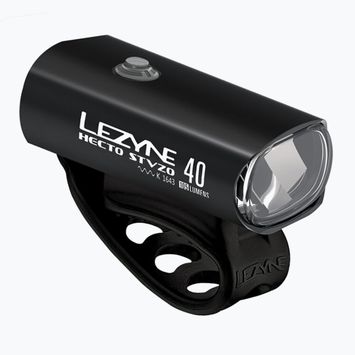 Lezyne Hecto Drive Stvzo 40 Front glänzend schwarzes Fahrradlicht