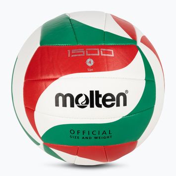 Molten Volleyball V4M1500 weiß/grün/rot Größe 4