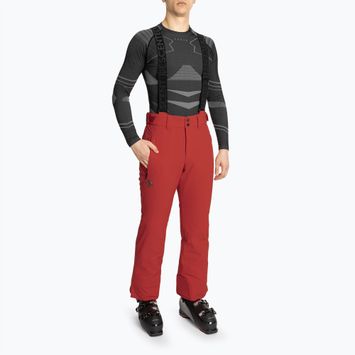 Skihose Herren Descente Swiss electric red