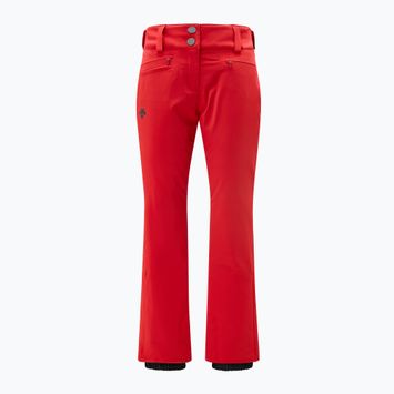 Damen Skihose Descente Insulated elektrisch rot