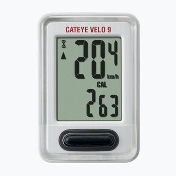 Fahrradzähler CatEye Velo 9 CC-VL820 weiß