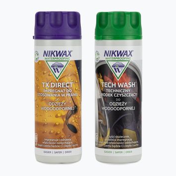 Nikwax Tech Wash + TX-Direct Imprägnierset für Kleidung 2x300ml 103