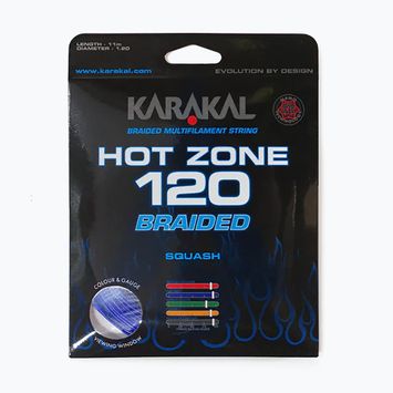 Squashsaite Karakal Hot Zone Braided 120 11 m blau