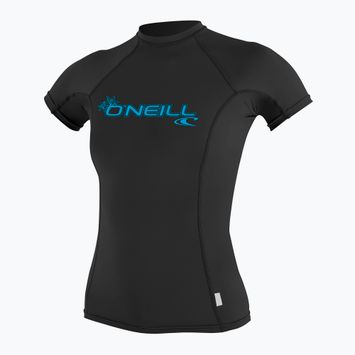 Damen Schwimmen Shirt O'Neill Basic Skins Rash Guard schwarz 3548