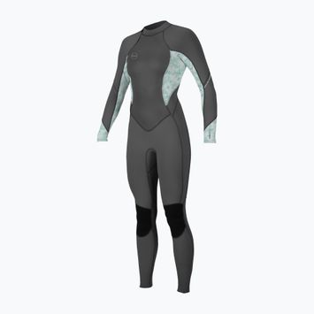 Schaumstoff für das Schwimmen Damen O'Neill Bahia 3/2 Back Zip Full hy8 graphite/mirage tropical/m