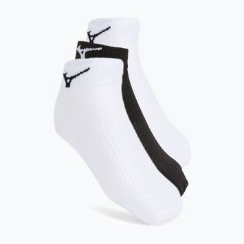 Tennissocken Mizuno Training Mid 3P weiß/schwarz 67XUU9599