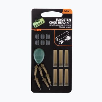 Chod Riga Beschützer Fox Edges Wolfram Chod Perlen-Kit x 6 Perlen / Puffer Hülsen braun CAC488