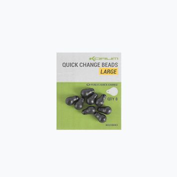Korum Quick Change Beads Einspeiseverbinder schwarz K0310042