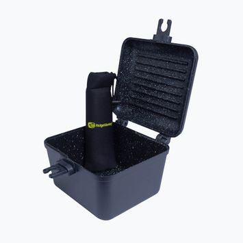 RidgeMonkey Connect Deep Pan und Griddle Granite Edition Kochtopf mit Bratpfanne Schwarz RM778 Produktset