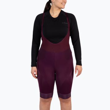 Fahrrad Shorts Damen Endura FS260-Pro DS Bibshort aubergine