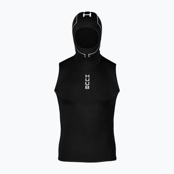 HUUB Neopren Kapuzenweste schwarz / silber