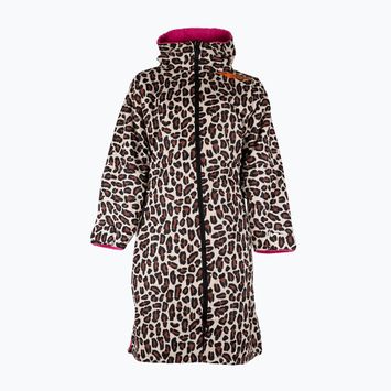 HUUB Bademantel Changing Robe leopard pink