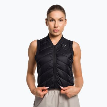 Frauen Training ärmellos Gymshark Speed schwarz