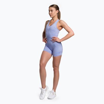 Gymshark Adapt Animal Butterfly Fitness-BH alpenblau/lila/weiß