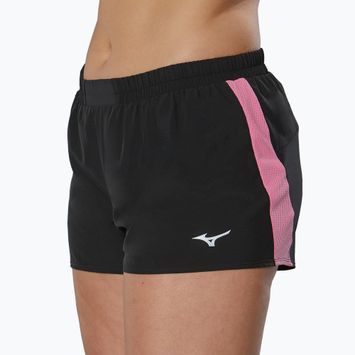 Mizuno Aero 2.5 schwarz/wild orchid Laufshorts