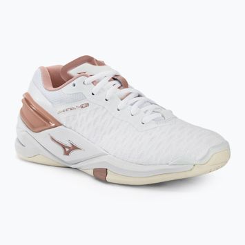 Handballschuhe Damen Mizuno Wave Stealth Neo white/rose/snow white