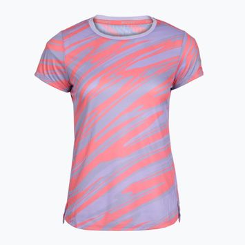 Damen Laufshirt Mizuno DAF Graphic Tee pastell lila