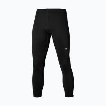 Herren Laufleggings Mizuno Warmalite schwarz