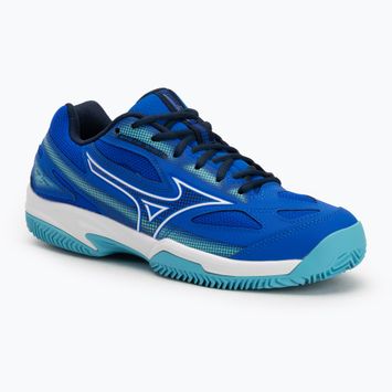 Tennisschuhe Mizuno Break Shot 4 CC mugen blue/ white/ river blue