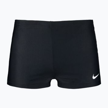 Herren Nike Logo Tape Square Leg Schwimm-Boxershorts schwarz NESSB134-001