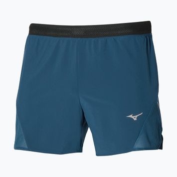 Herren Mizuno Aero 4.5 blau Flügel teal Laufshorts