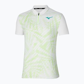 Herren Tennis-Polo-Shirt Mizuno Mugen Shadow Polo weiß
