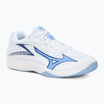 Volleyballschuhe Mizuno Thunder Blade Z white/bellwether blue/bel air blue