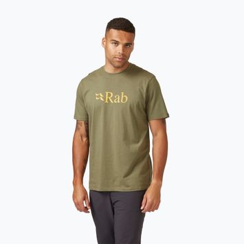 Herren Rab Stance Logo helles khaki T-shirt