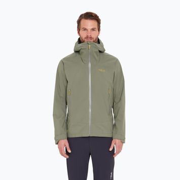 Regenjacke Herren Rab Downpour Light light khaki