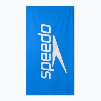 Speedo Logo Handtuch bondi blau/weiß