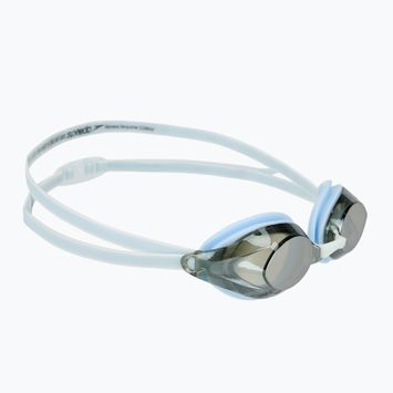 Schwimmbrille Damen Speedo Vanquisher 3.0 Mirrored hawaiian sky/grey/silver mirror