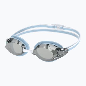 Schwimmbrille Damen Speedo Vanquisher 3.0 Mirrored hawaiian sky/grey/silver mirror