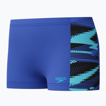 Boxershorts Kinder Speedo HyperBoom Panel Aquashort cobalt pop