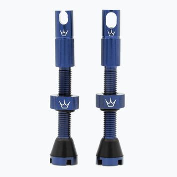 Peaty's X Chris King MK2 Presta Tubeless-Ventile Satz 42 mm navy