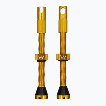 Peaty's X Chris King MK2 Presta Tubeless-Ventile Satz 60 mm gold