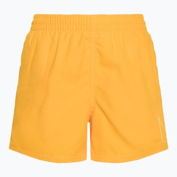 Nike Split Logo 4" Volley Laser orange Kinder Badeshorts