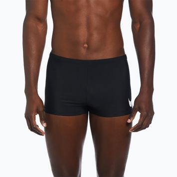 Bade-Boxershorts Badehosen Herren Nike Tossed Swoosh Square Leg black