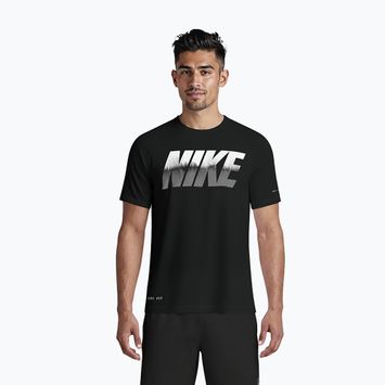 Herren T-Shirt Nike Hydroguard Ocean Merge black