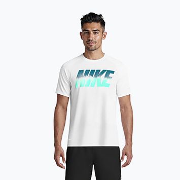 Herren T-Shirt Nike Hydroguard Ocean Merge white