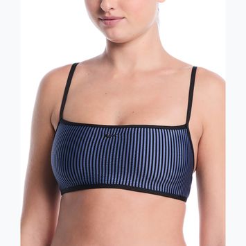 Oberteil des Badeanzugs Nike Ripple Texture Bralette Classic Bikini slate