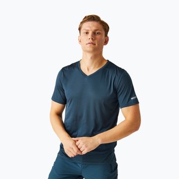 Trekking-Shirt Herren REGATTA Fingal V-Neck moonlight denim