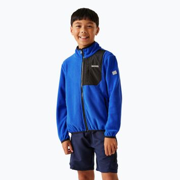 Kinder-Fleece-Kapuzenpullover REGATTA Frankie Full Zip olympisch blau