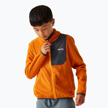 Kinder-Fleece-Kapuzenpullover REGATTA Frankie Full Zip fox