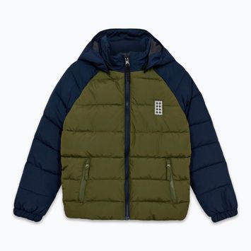 Isolierte Kinderjacke LEGO Lwjipe 704 dunkel khaki