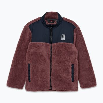 LEGO Lwscout Teddy leichte bordeauxfarbene Kinderjacke