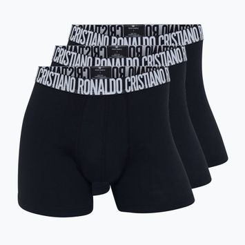 Herrenboxershorts CR7 Basic Trunk 3 pack black