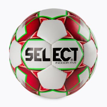 SELECT Indoor Five Fußball 2019 weiß und kastanienbraun 1074446003