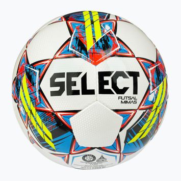 Fußball SELECT Futsal Mimas Fogo Ekstraklasa FIFA white/yellow Größe 4