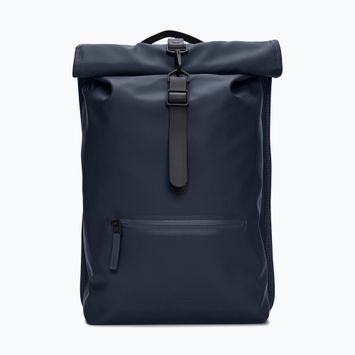 Rains Rucksack Rolltop W3 17 l navy city backpack